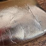 Vintage Gold Metallic Faux Leather Lucite Tortoiseshell‎ Clutch Shoulder Bag Photo 6