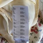 Maje Inora Yellow Floral Print Silk Long Sleeve Playsuit Romper Size 36 Small Photo 9