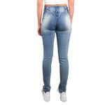 L.A. Concepts Y2k Vintage High Rise Yoke Jeans Bling Tattoo Size 24" Blue Photo 3