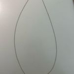 Silver linked infinity necklace Photo 0