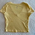 Me to We ✨  Yellow Crop Top Small Photo 3