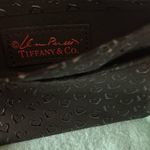 Tiffany & Co. Elsa Peretti black hearts card case holder with box & dust bag Photo 2