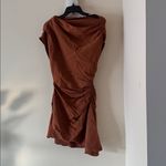 ALC Frank A.L.C Poppy Ruched Off-the-shoulder Mini Dress In Sequoia, Size 6, $498 Photo 14