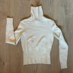 Covington White Cashmere Turtleneck Sweater, Sz S Photo 0
