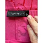 Rafaella  Women Tropical Leaf Print Pink Red Mini Skirt Size M Photo 4