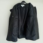 Vintage JG Hook Pea Coat Womens 22W Gray Wool Blend Double Breasted Quiet Luxury Photo 5