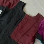 Women Long Anarkali Kurti Black And Multi Color Indian Wedding Dress S Photo 8