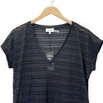 Calvin Klein NWT Black Crochet Swim Coverup Vacation Resortwear Women’s Size S/M Photo 5