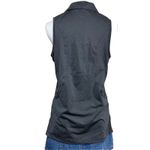 MPG Women’s Sleeveless Polo Shirt Gray Size M Athletic Stretch V Photo 3