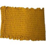 Paper + Tee  Mustard Yellow Smocked Tube Top Photo 38