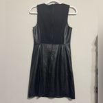Armani Exchange Faux Leather Black Dress (Size 4) Photo 1