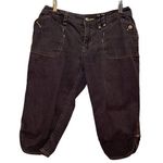 KAVU  Brown Crop  Capri Hemp Cotton Shorts 2 Photo 0