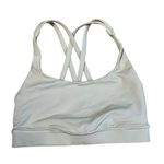 Lululemon Energy Bra Crepe Tan Strappy Sports Bra Medium Support Size 2 Active Photo 4