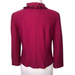 Coldwater Creek  Ruffle Front Button Detail Jacket 8 EUC Photo 3