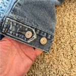 Aeropostale  Distressed Jean Jacket Size Large Medium Wash Trucker Retro L4 Photo 6