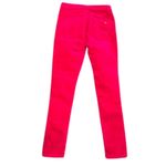 Rag and Bone  High Rise Skinny Pant in Fuschia Velvet, Size 25 Photo 6