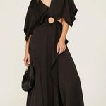 3.1 Phillip Lim Black Satin Cutout Gown Photo 0