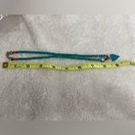 Sterling Silver and Turquoise Heart and Evil Eye necklace Red Photo 6