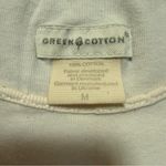 Green Cotton Long Sleeved Ruffle Trim Dalmatian Shirt Medium White Photo 5