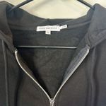 Good American NWT Black Oversized Zip Up Hoodie - Size 1 (Small) Photo 1