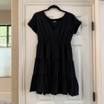 Wild Fable Black Tiered T Shirt Knit Dress Size Large Photo 2