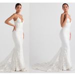 House Of CB House‎ of CB S D-DD 'Solene' White Lace Bridal Wedding Gown NWOT size S Photo 14