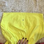 Lululemon  High Rise 22’’ inseam Bright Yellow Green Leggings Women’s Size 14 Photo 3