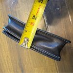 Coach  Signature CC Wallet Black Canvas Fold Over Leather Card Holder Small Photo 4