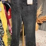 Free People Understated Leather x  NWT Western Jeans Faded Charcoal 26-27 $238 Photo 6