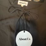 About Us Women’s Small Black Dress. . Knee Length.  100% Polyester Photo 6