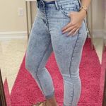 Urban Outfitters 5 Button Fly High Waisted Acid Wash Skinny Jeans Photo 0