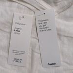Eileen Fisher NWT White Organic Linen Jersey U Neck Long Sleeveless Tank Size 3X Photo 4