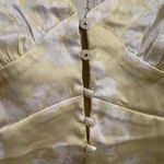 Free People  Satin Lace Night Special Cami Lemon Custard Combo Medium NWOT Photo 4