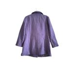 Talbots NWT Lilac Purple NATALIA MOTO COAT Italian Wool Blend Front Zip Jacket S Photo 3