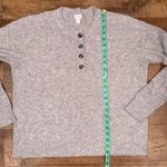 Stars Above  Waffle Knit Sweater Soft & Cozy Gray Pajama Set Photo 9