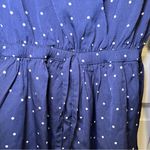 Princess Polly  Blue Polka Dot V Neck Long Sleeve Romper size US 6 Photo 6