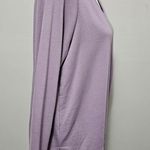 Simply Vera, Vera Wang Simply Vera Vera Wang Lavender Ruffle Terrycloth Ruffle Sweatshirt Size Large Photo 2