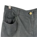 St. John cotton blend Pinstripe straight trousers Photo 4