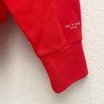Rag and Bone Battle Red City Terry Organic Cotton Hoodie Sweatshirt Size S Photo 7