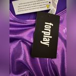 NWT Forplay Purple and Silver Glitter Dress size L/XL Photo 4