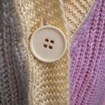 Princess Polly  Pink and Yellow Color-Block Cardigan Photo 2