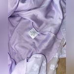 Lucy in the Sky lavender tie front textured mini dress Photo 3