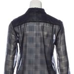 Equipment  black Long Sleeve Button-Down Shirt Photo 5