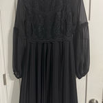 Love Riche Elegant Black Lace Dress Photo 0