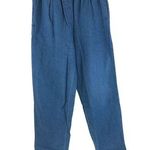 Woman Within Jeans Elastic Waist Pull On Classic Fit 100% Cotton Blue 14T Photo 0