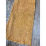 Boutique Europa 100% Genuine Leather Tan Pants Lace Front Women's Size 6 Brown Photo 6