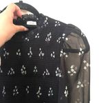 Aritzia Wilfred Tempest Smocked Chiffon Blouse Sz XS Photo 4