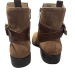 Nine West  Women's Hoken Ankle Boot size 7.5 Suede With Zipper Photo 2