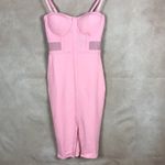 Material Girl Barbiecore Pink Bodycon Party Dress NEW MEDIUM Photo 8