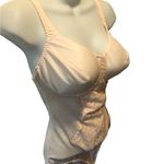 VTG Olga Lacey Shaper Pin Up Sz. 38C Underwire Seamless Nude Stretch Hook Crotch Tan Size L Photo 1